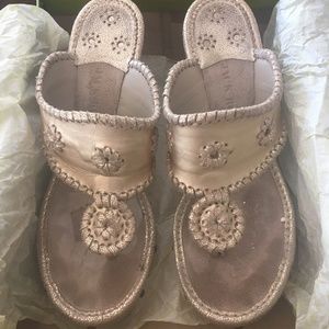 Jack Rogers Marbella Platinum Platform  Women Shoe